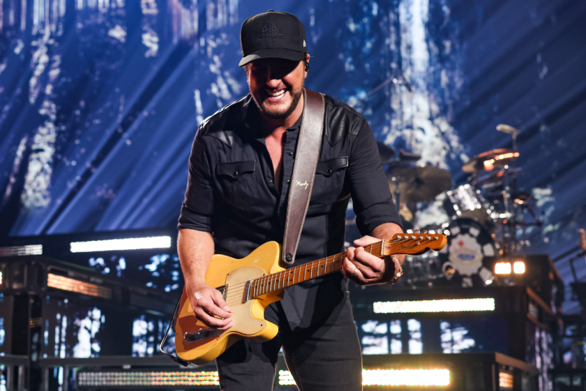 Luke Bryan onstage during Las Vegas residency