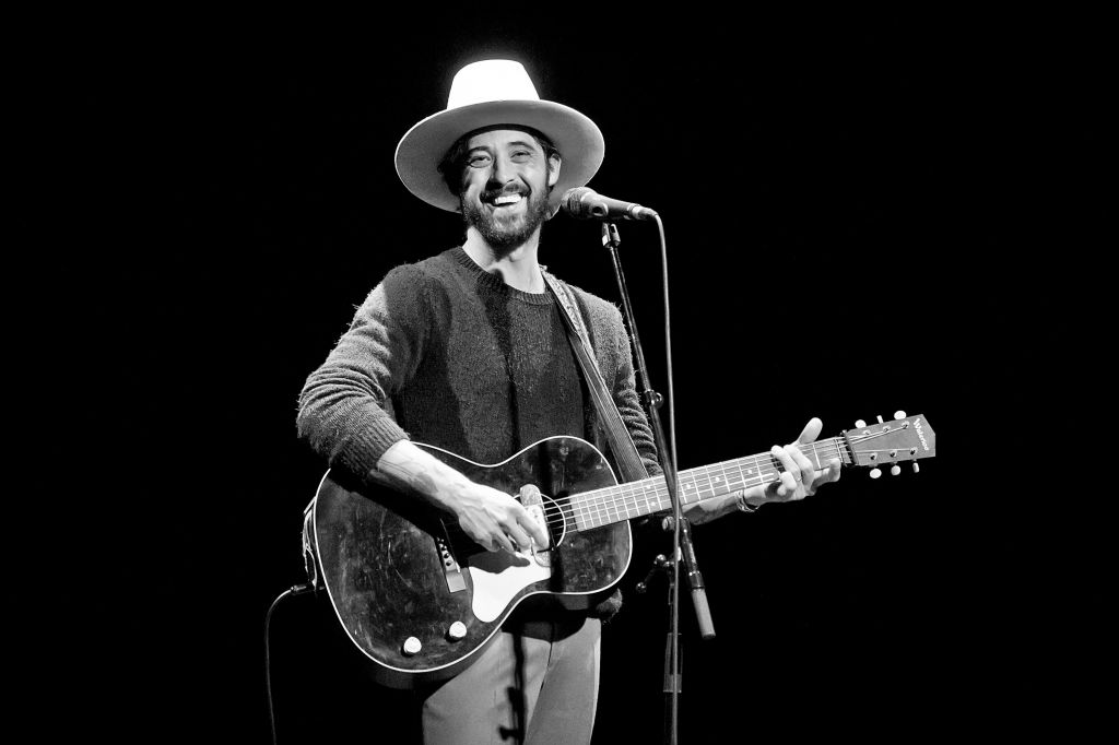  American singer Ryan Bingham performs live during a concert at the Heimathafen Neukoelln on April 29, 2019 in Berlin, Germany.