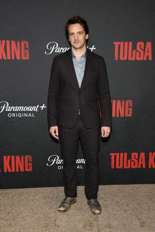Vincent Piazza at the premiere of "Tulsa King" held at Regal Union Square on November 9, 2022 in New York City. (Photo by Kristina Bumphrey/Variety via Getty Images)