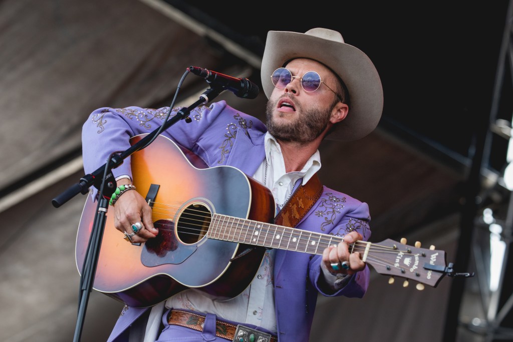 AUSTIN, TEXAS - OCTOBER 02: Singer-songwriter Charley Crockett performs onstage during weekend one, day two of Austin City Limits Music Festival at Zilker Park on October 02, 2021 in Austin, Texas. 
