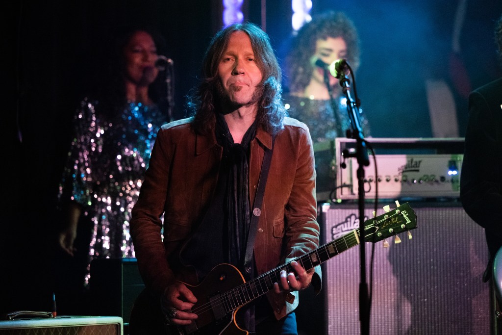 Musicians Charlie Starr of Blackberry Smoke performs onstage with The Black Crowes in support of the Black Crowes new album '1972' at Whisky a Go Go on May 04, 2022 in West Hollywood, California. 