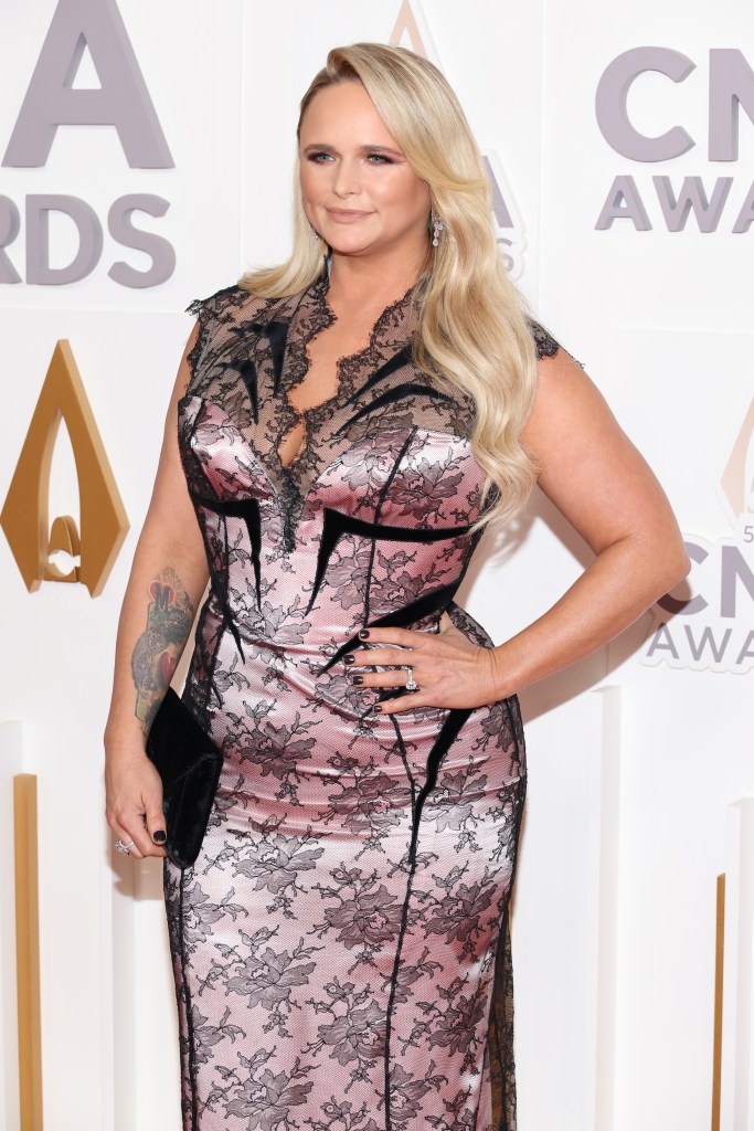 Miranda Lambert attends The 56th Annual CMA Awards at Bridgestone Arena on November 09, 2022 in Nashville, Tennessee. 