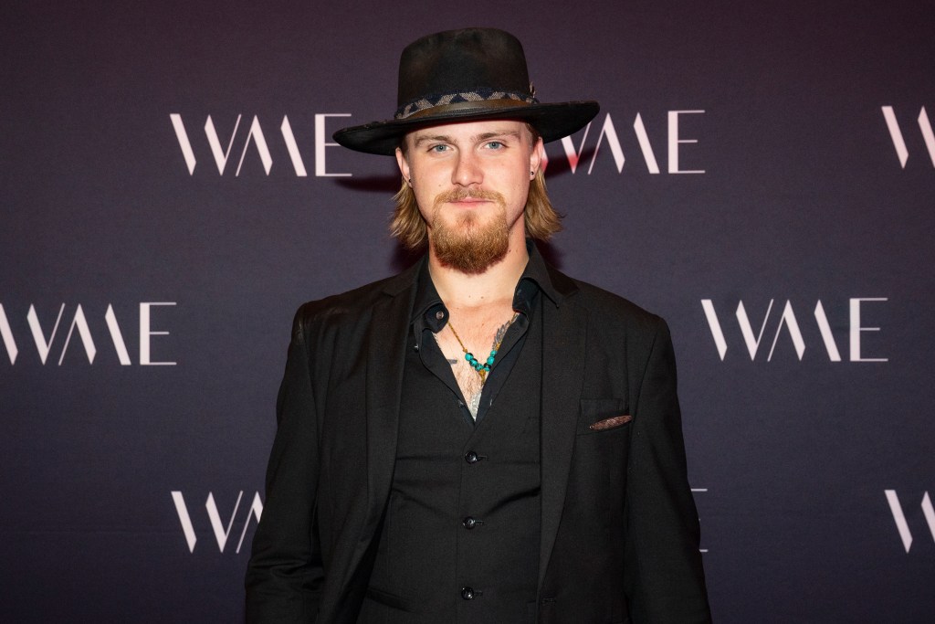 Jackson Dean attends the WME CMA Awards After Party at Layer Cake on November 09, 2022 in Nashville, Tennessee. 