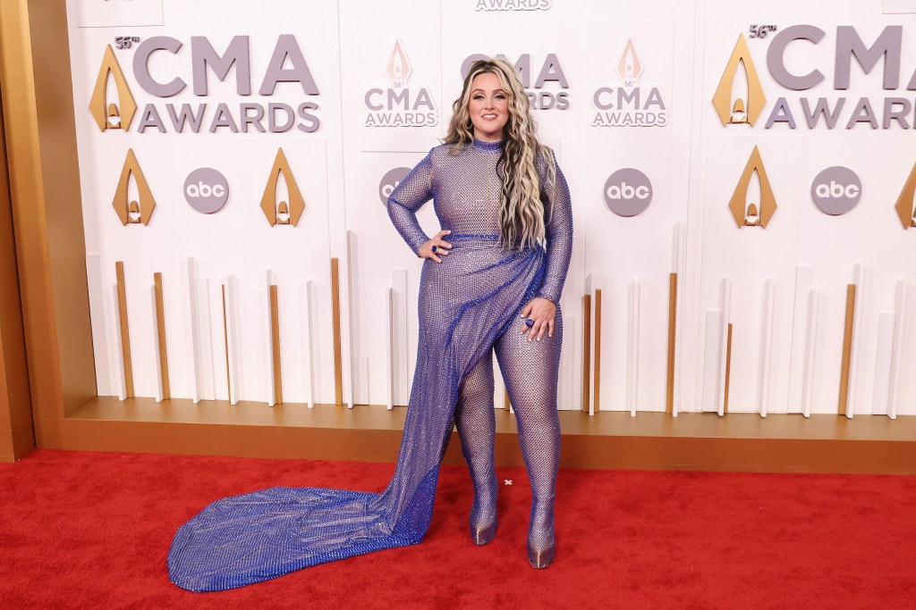 NASHVILLE, TENNESSEE - NOVEMBER 09: Priscilla Block attends the 56th Annual CMA Awards at Bridgestone Arena on November 09, 2022 in Nashville, Tennessee. 