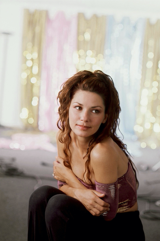 NASHVILLE - 1995: Singer Shania Twain poses for a magazine shoot held in 1995 in Nashville, Tennessee. 