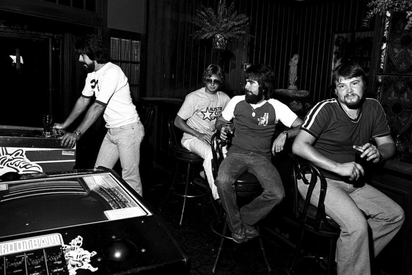 Birmingham - September 10: Country Group Alabama L/R: Randy Owen, Mark Herndon, Teddy Gentry and Jeff Cook open "My Home Is Alabama" Nightclub in Birmingham Alabama September 10, 1980.