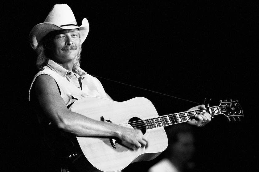 Atlanta - FEBRUARY 19: Singer/Songwriter Alan Jackson performs at The OMNI Coliseum in Atlanta Georgia February 19, 1991 