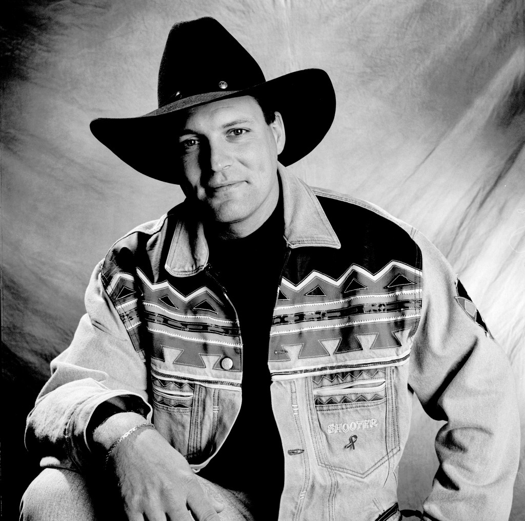 Portrait of John Michael Montgomery at the Grand Ole Opry in Nashville, Tennessee, December 1, 1993.
