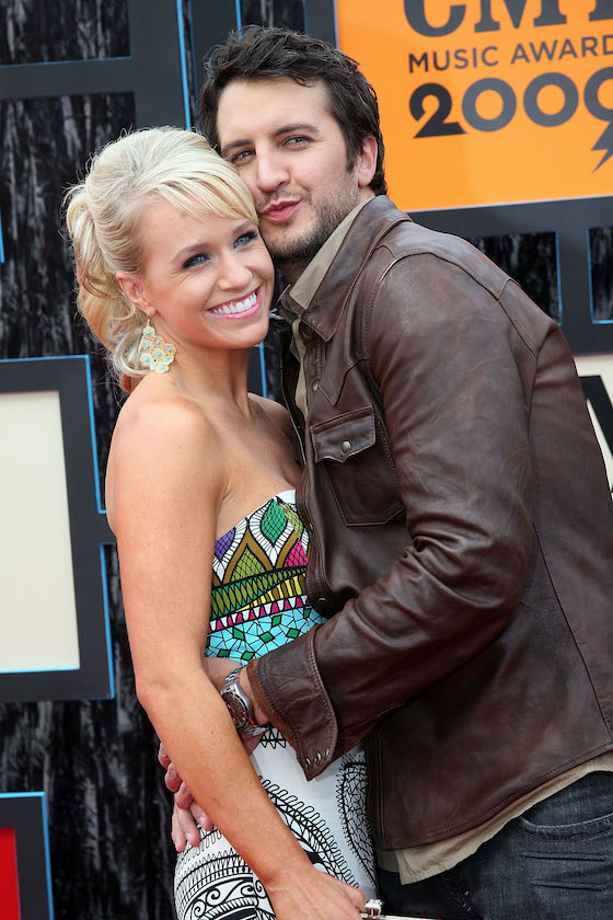NASHVILLE, TN - JUNE 16: Caroline Bryan and Luke Bryan attends the 2009 CMT Music Awards at the Sommet Center on June 16, 2009 in Nashville, Tennessee.