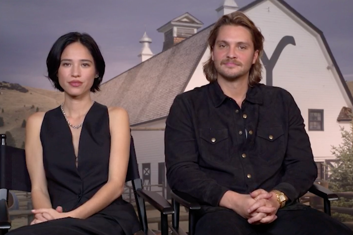 Kelsey Asbille and Luke Grimes