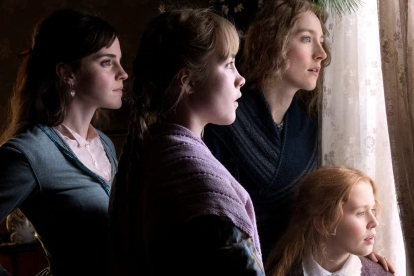 Emma Watson, Saoirse Ronan, Florence Pugh, and Eliza Scanlen in Little Women (2019)
