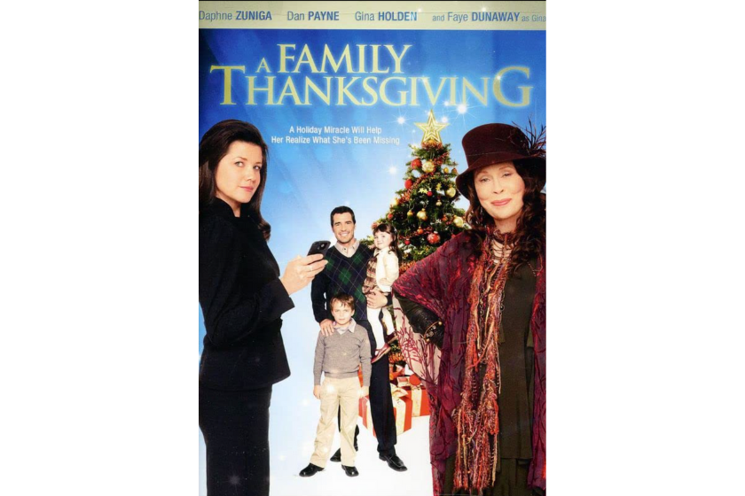 Daphne Zuniga, Dan Payne, and Gina Holden in A Family Thanksgiving (2010)