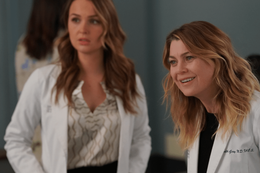 Ellen Pompeo and Camilla Luddington in Grey's Anatomy (2005)