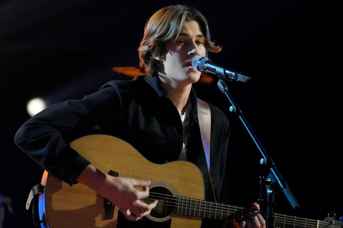 Brayden Lape performs on "The Voice"