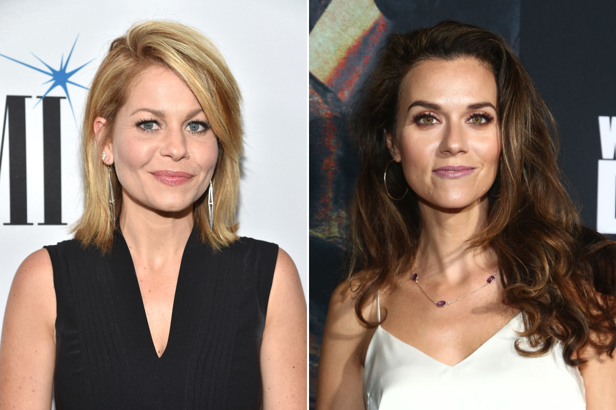 Candace Cameron Bure and HIlarie Burton