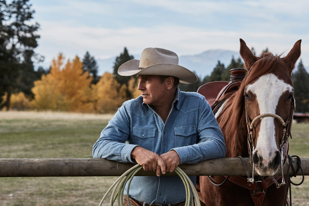 Kevin Costner as John Dutton in Yellowstone