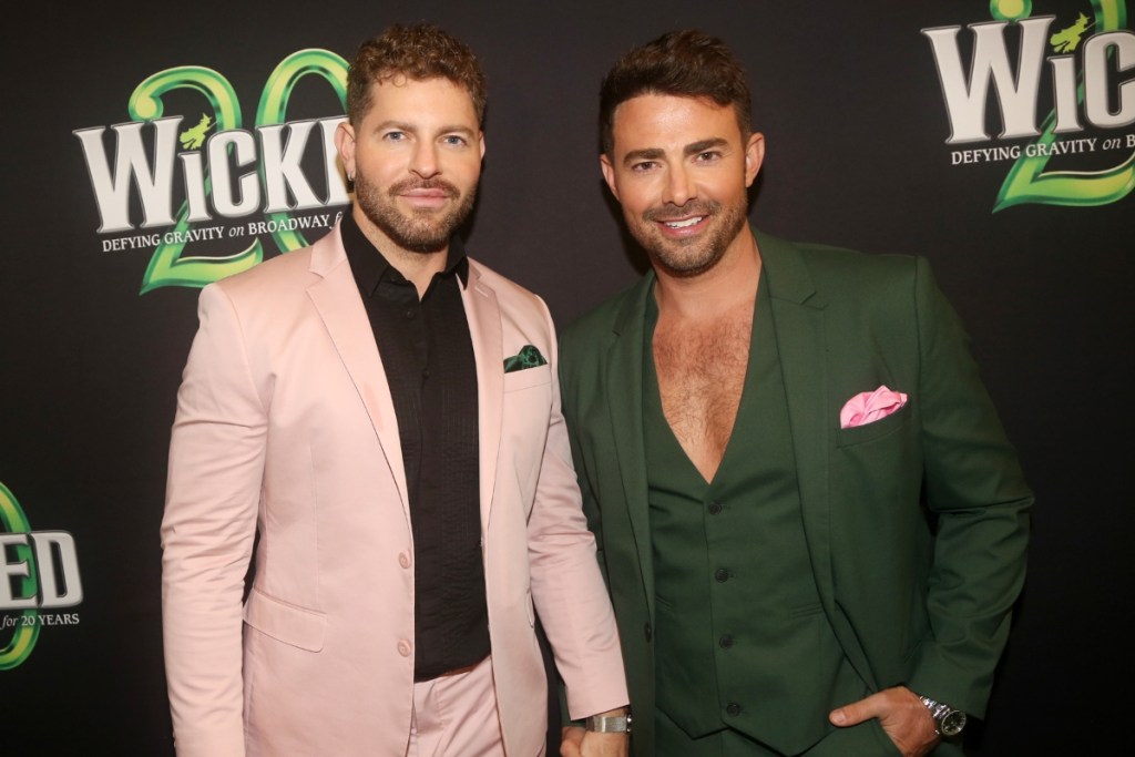 Jonathan Bennett and his husband Jaymes Vaughan