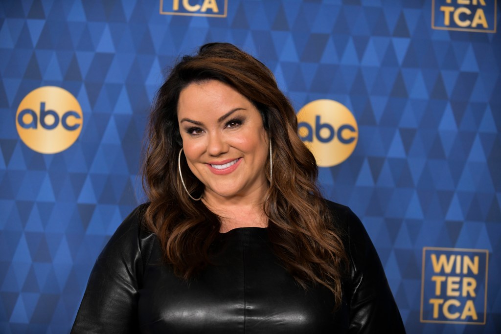 PASADENA, CALIFORNIA - JANUARY 08: Katy Mixon attends the ABC Television's Winter Press Tour 2020 at The Langham Huntington, Pasadena on January 08, 2020 in Pasadena, California