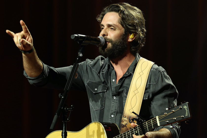 NASHVILLE, TENNESSEE - SEPTEMBER 20: Thomas Rhett performs onstage during NSAI 2022 Nashville Songwriter Awards at Ryman Auditorium on September 20, 2022 in Nashville, Tennessee.