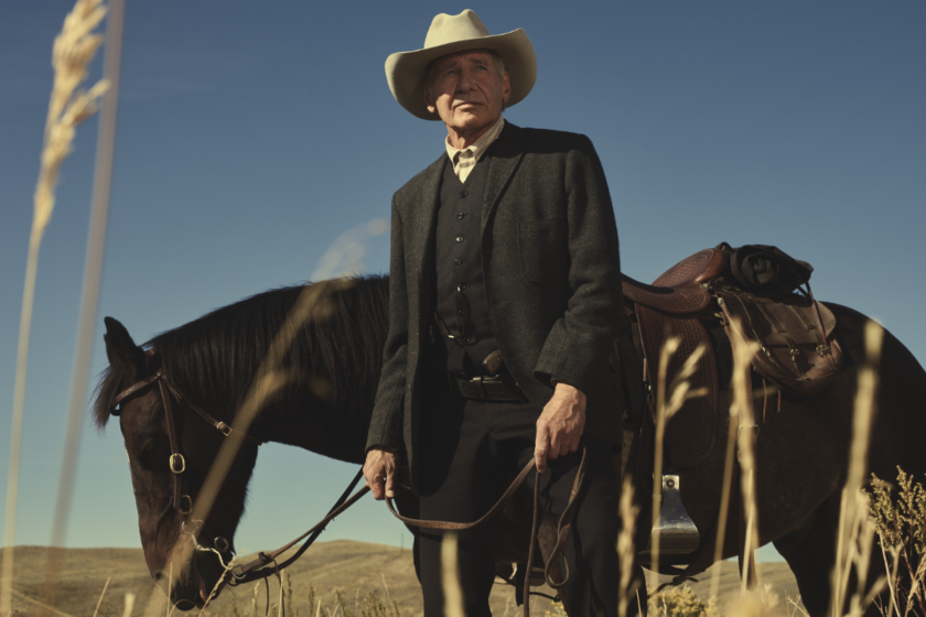 Harrison Ford as Jacob Dutton in 1923 streaming on Paramount+ 2022