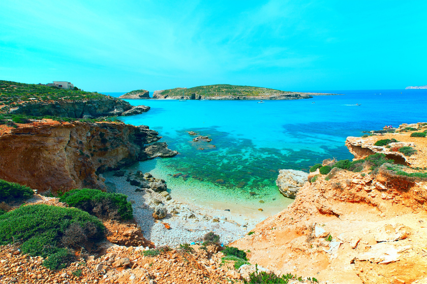 blue lagoon Comino island Malta Gozo