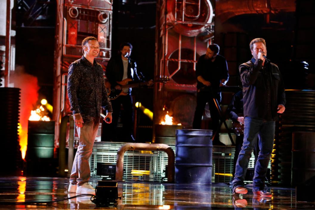 The Voice -- “Finale” Episode 22208 -- Pictured: (l-r) Kane Brown, Blake Shelton