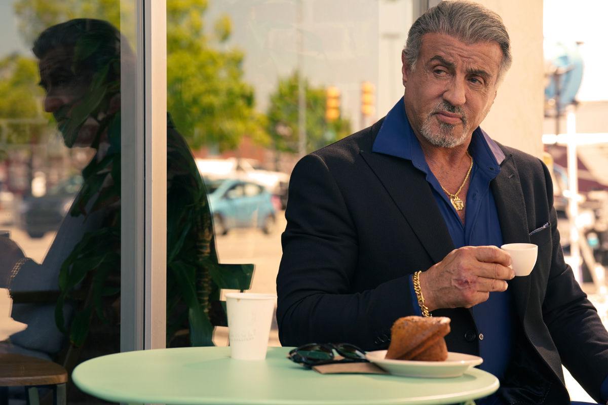 Sylvester Stallone as Dwight "The General" Manfredi of the Paramount+ original series TULSA KING