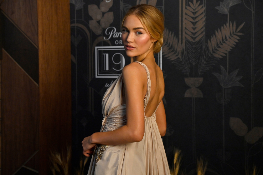 Michelle Randolph attends the "1923" Las Vegas premiere screening the Encore Theater at Wynn Las Vegas on December 03, 2022 in Las Vegas, Nevada