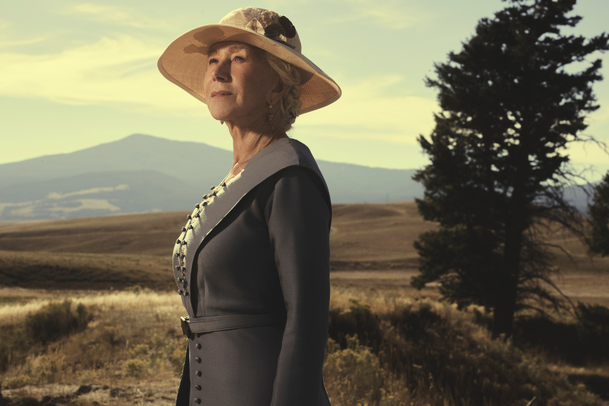 Helen Mirren as Cara Dutton in 1923, streaming on Paramount+