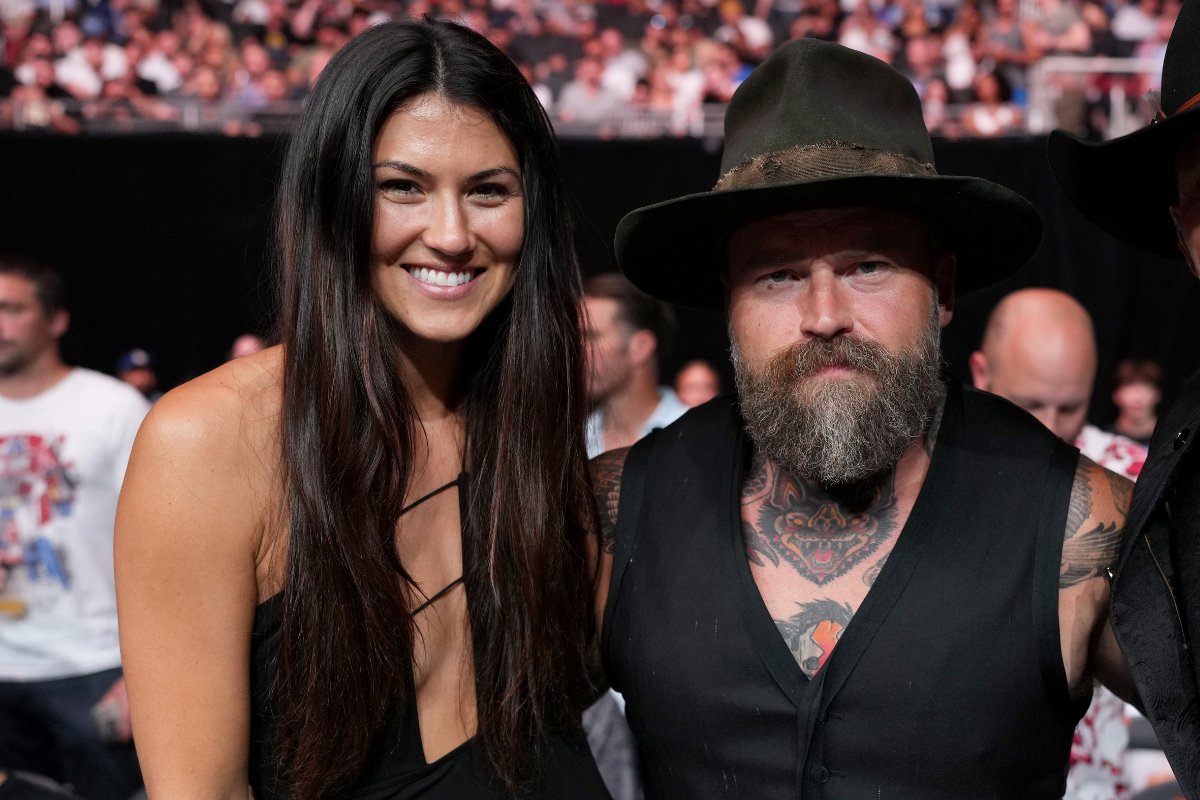 Kelly Yazdi and Zac Brown at July 2022 UFC Fight Night