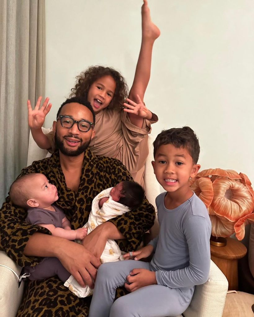 John Legend with kids