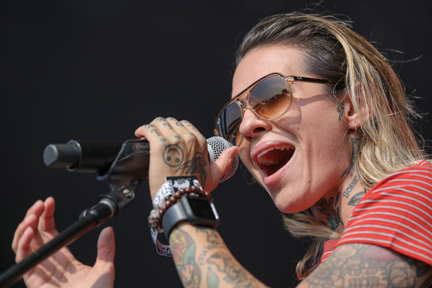 CHICAGO, IL - AUGUST 05: Morgan Wade performs during the Windy City Smokeout on August 5, 2022 in Chicago, Illinois. 