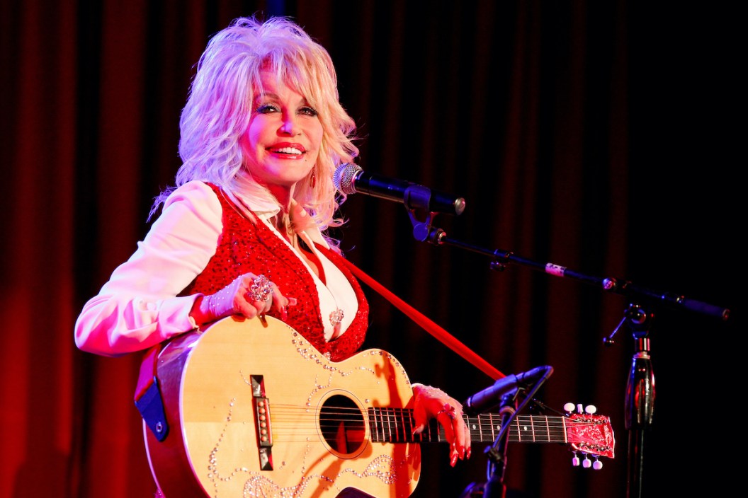 NASHVILLE, TN - APRIL 18: Dolly Parton attends Stella Parton's Red Tent Women's Conference 2014 at the Doubletree Hotel Downtown on April 18, 2014 in Nashville, Tennessee.