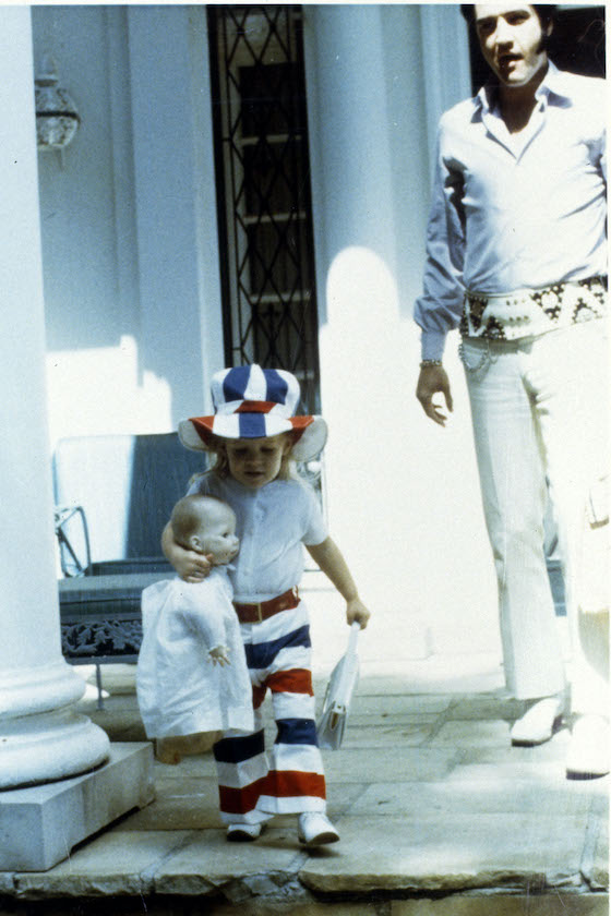 Lisa Marie Presley & Elvis Presley 