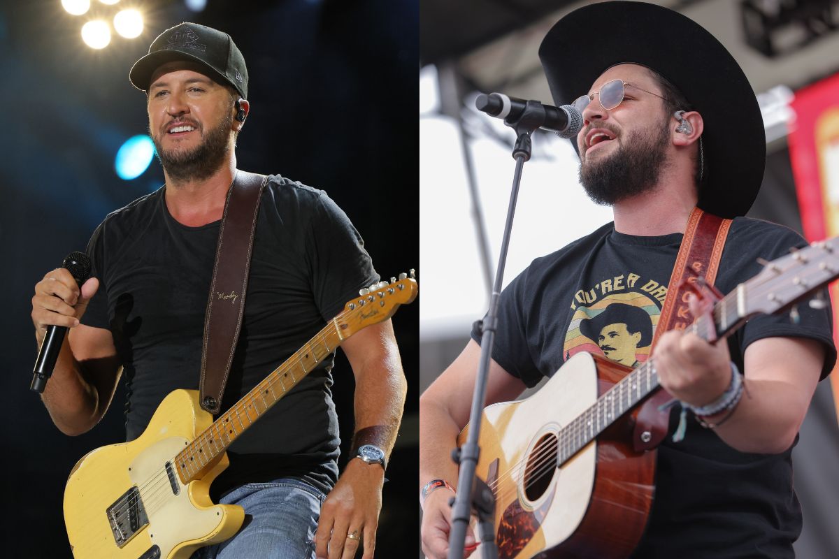 Luke Bryan/ Chayce Beckham performs on stage