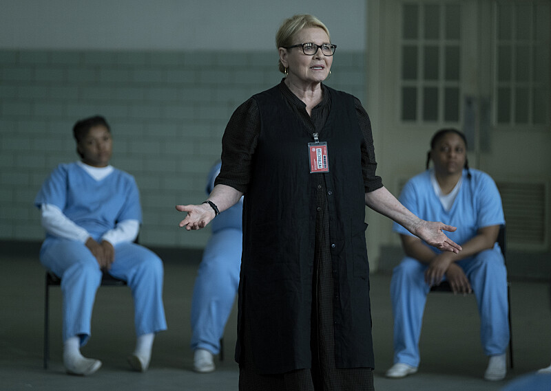 MAYOR OF KINGSTOWN - "Never Missed A Pigeon" -  Dianne Wiest as Miriam McLusky in season 2, episode 1 of the Paramount + series MAYOR OF KINGSTOWN.