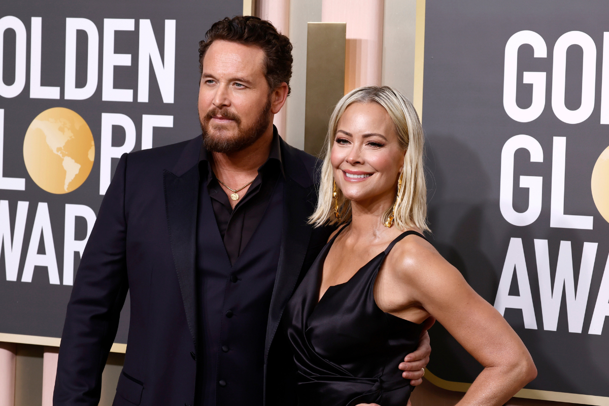 cole hauser and wife cynthia daniel 2023 golden globe awards