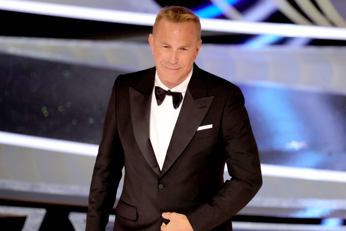 Kevin Costner speaks onstage during the 94th Annual Academy Awards at Dolby Theatre on March 27, 2022 in Hollywood, California.
