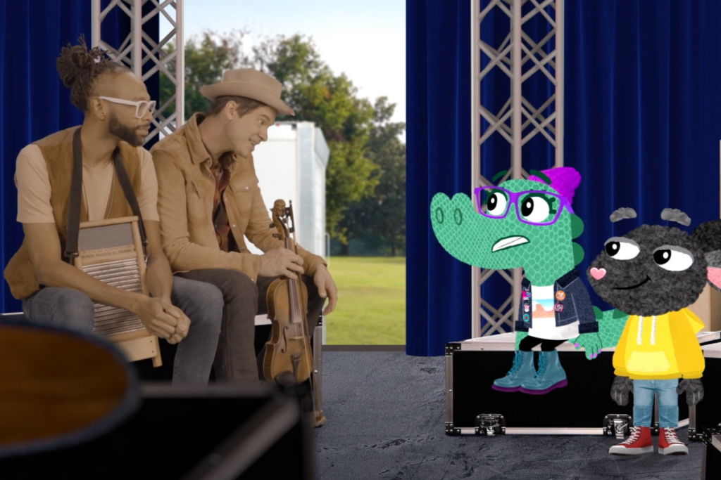 Ketch Secor and Jerry Pentecost on YouTube Kids' Jam Van
