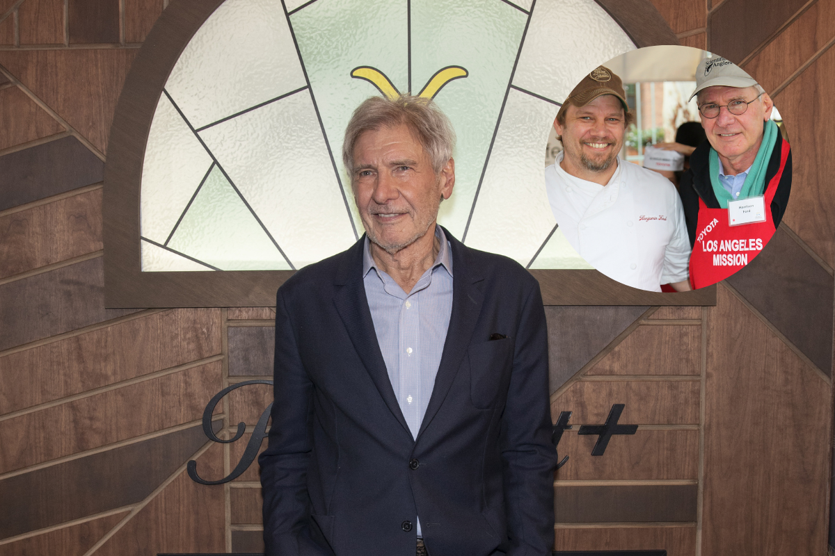 Harrison Ford attends the "1923" Las Vegas Premiere at the Encore Theatre at Wynn Las Vegas on December 3, 2022 in Las Vegas Nevada.