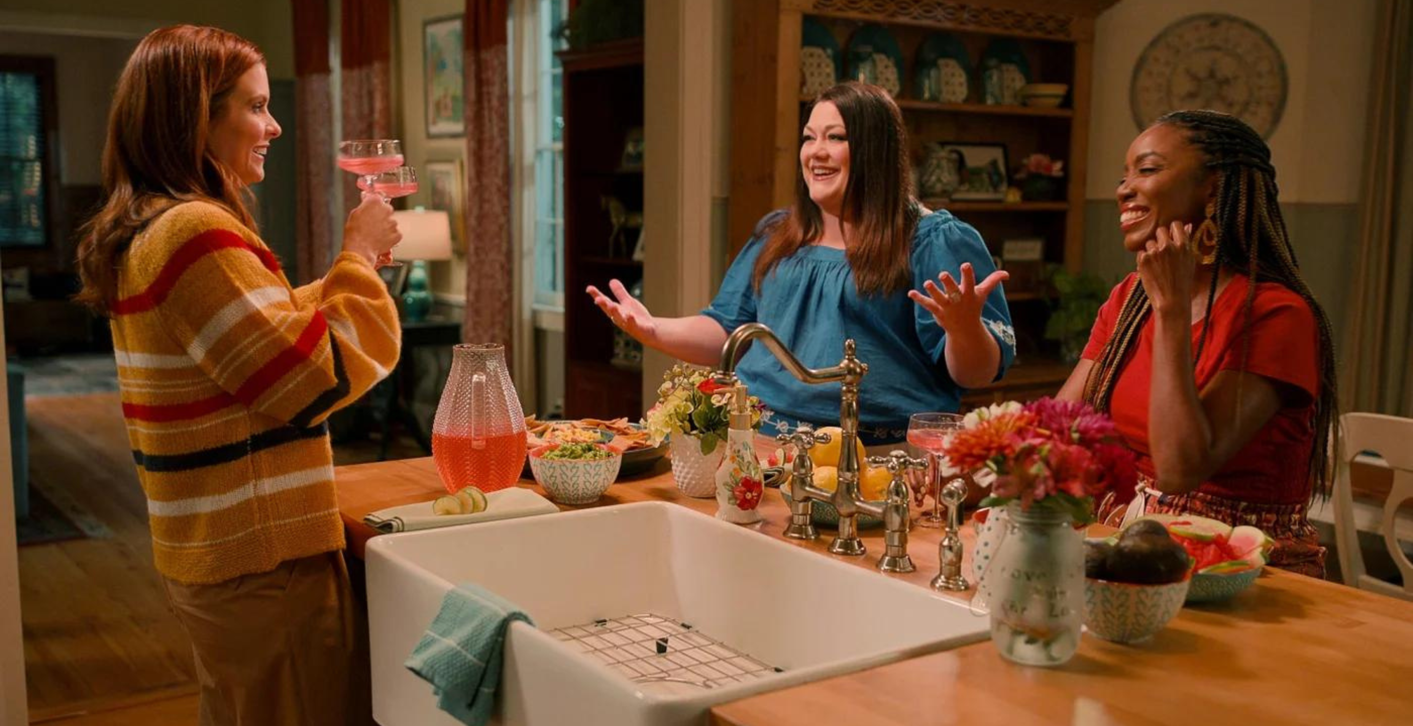 JoAnna Garcia Swisher, Heather Headley and Brooke Elliott in 'Sweet Magnolias'