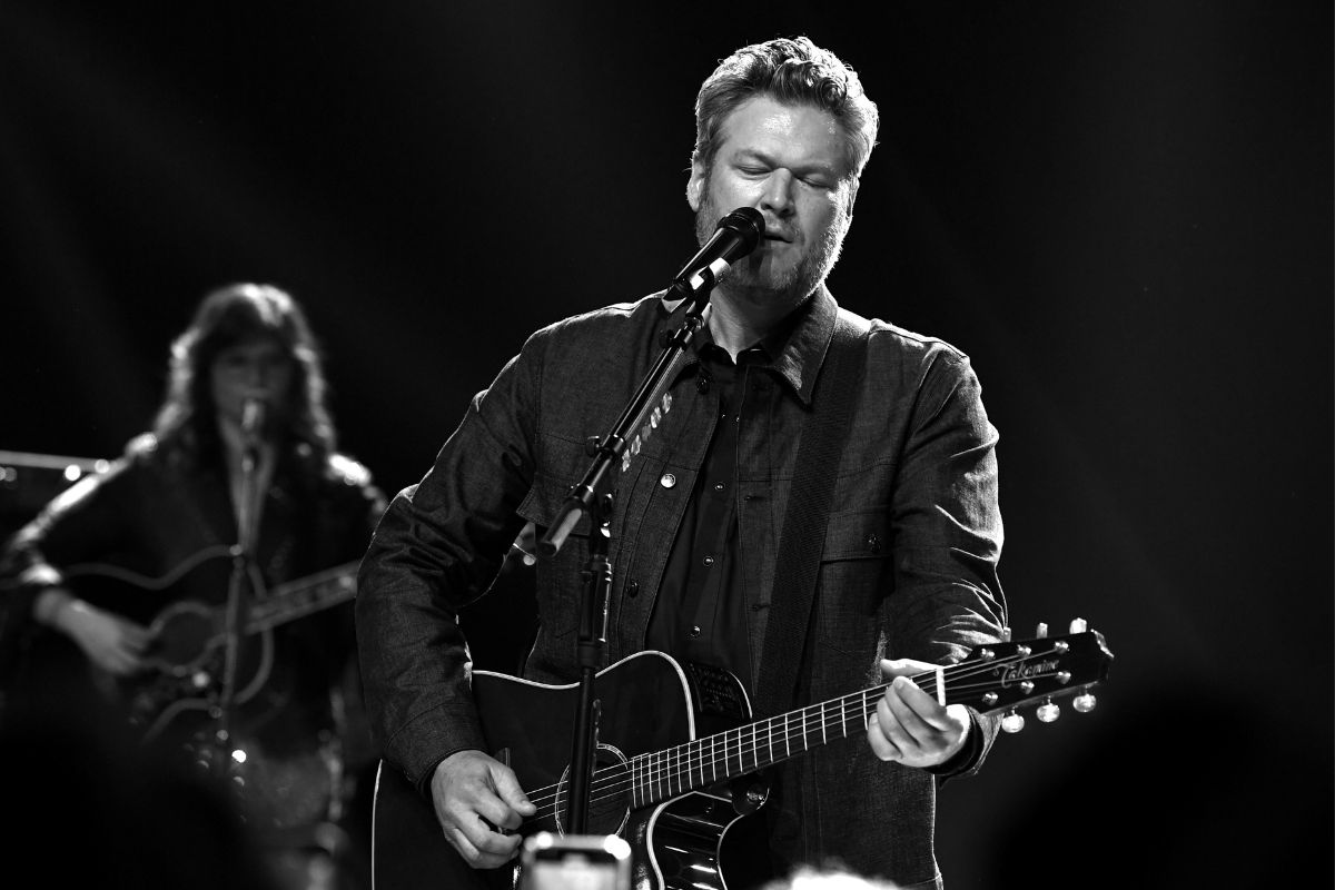 Blake Shelton performs onstage