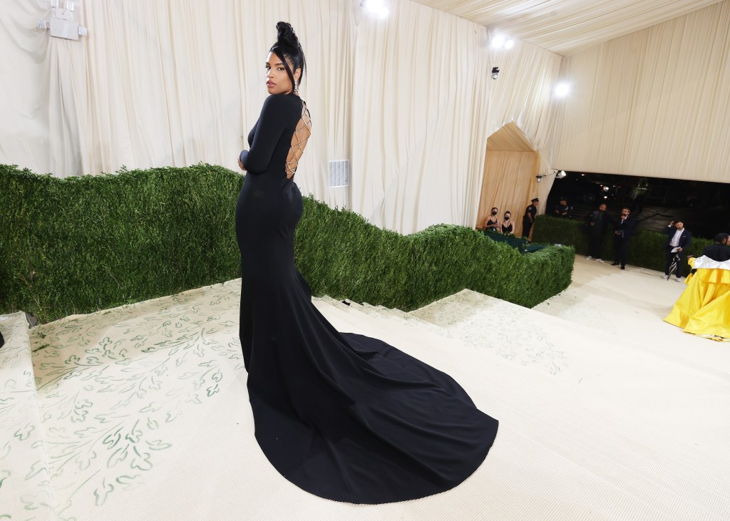 NEW YORK, NEW YORK - SEPTEMBER 13: (EXCLUSIVE COVERAGE) Kirsten Corley departs The 2021 Met Gala Celebrating In America: A Lexicon Of Fashion at Metropolitan Museum of Art on September 13, 2021 in New York City. 