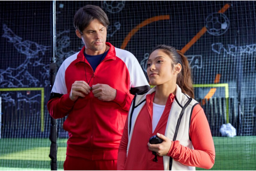 'a winning team' hallmark film still