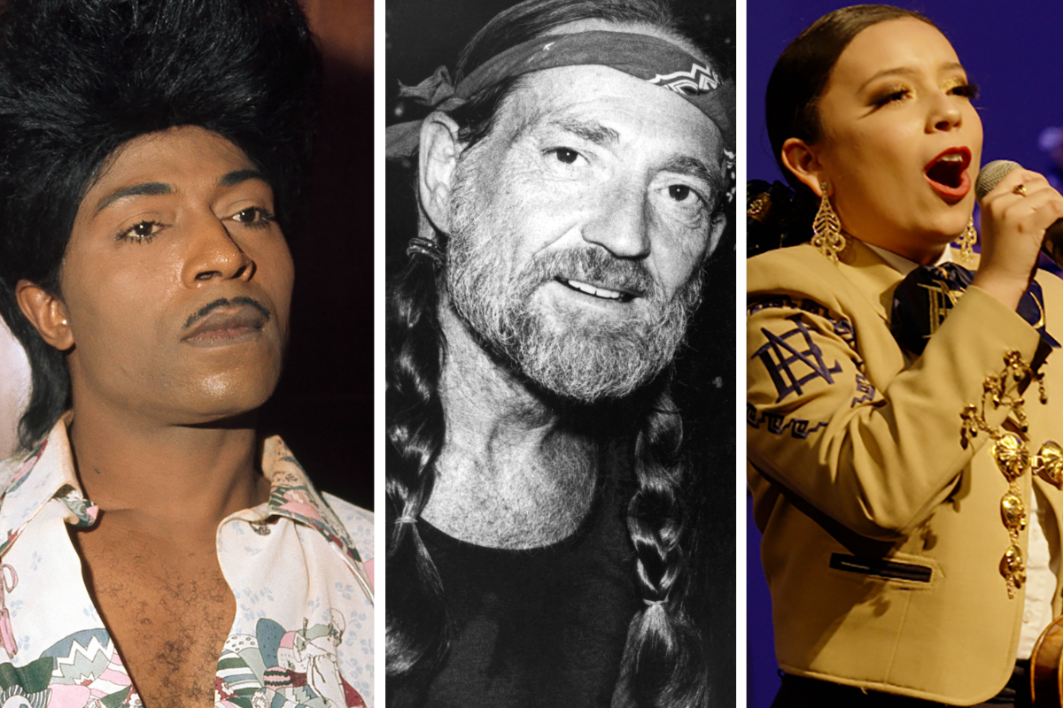 Little Richard/ Willie Nelson/ Still from 'Going Varsity in Mariachi'