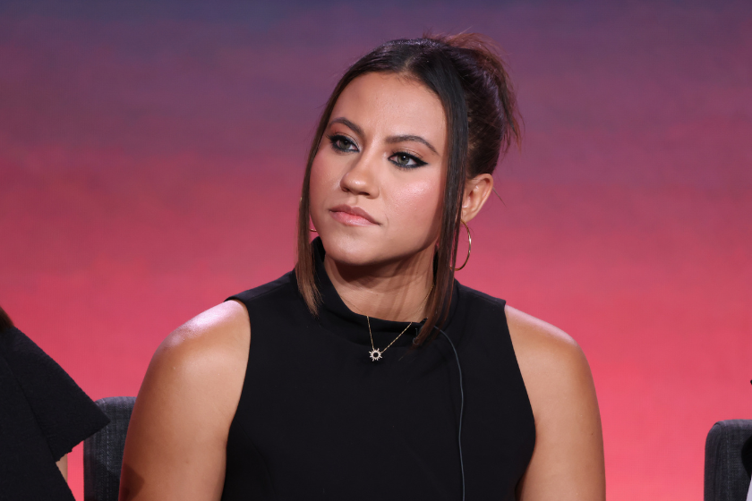 Cheyenne Isabel Wells speaks on stage during TCA Paramount+ 