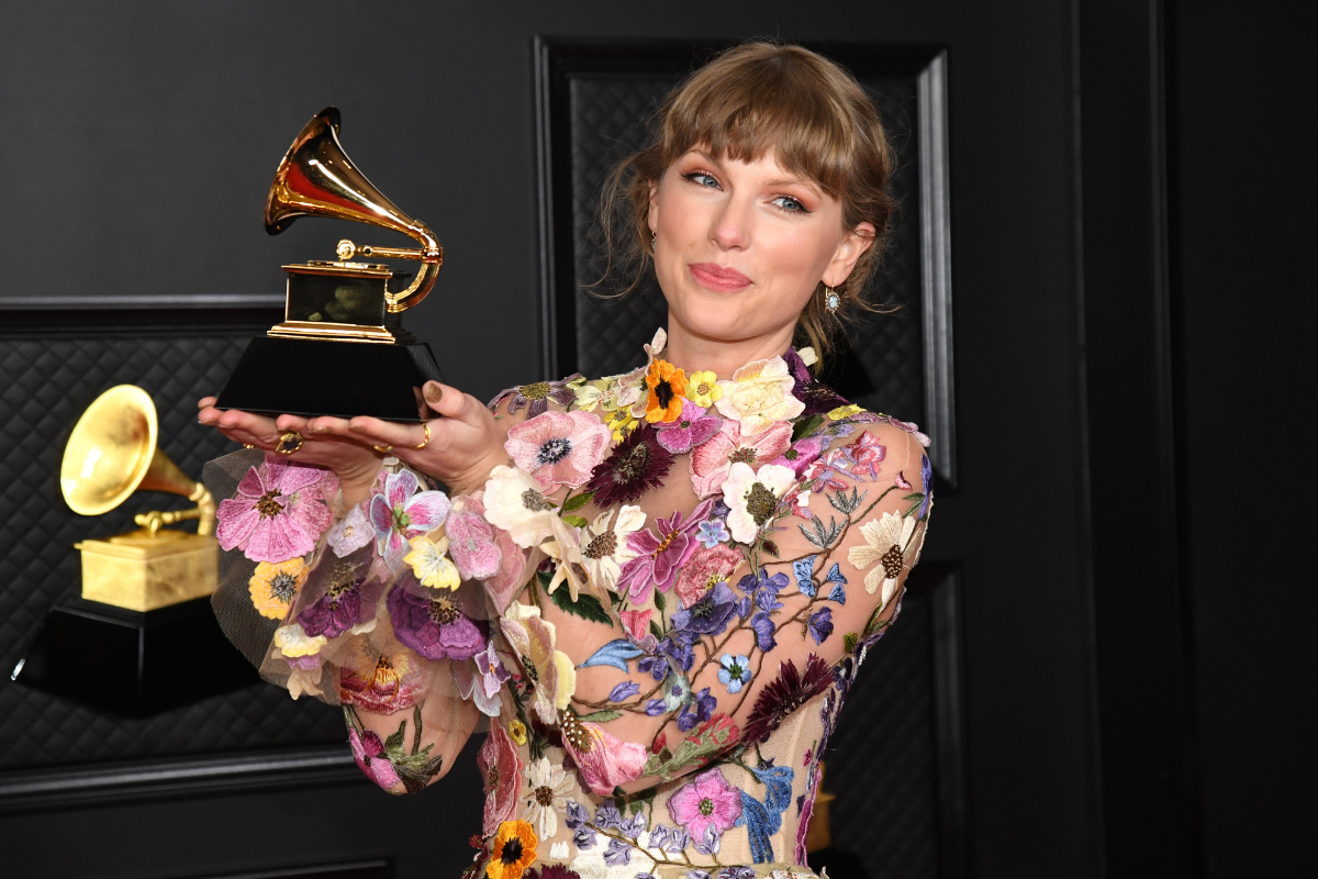 taylor swift 2021 grammy award winner
