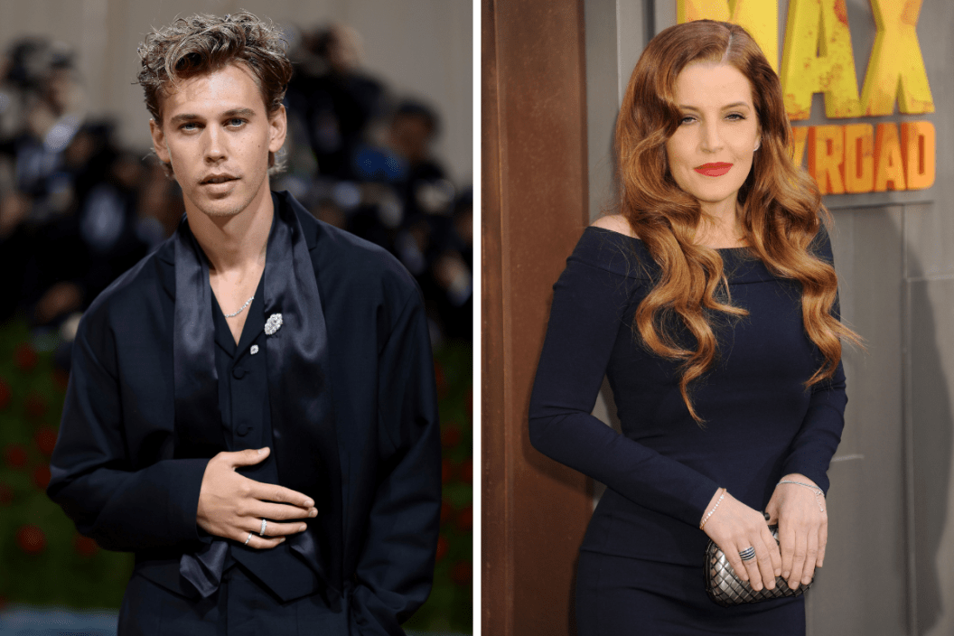 Austin Butler and Lisa Marie Presley