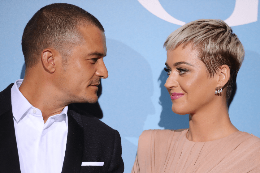 MONTE-CARLO, MONACO - SEPTEMBER 26: Katy Perry and Orlando Bloom attend the Gala for the Global Ocean hosted by H.S.H. Prince Albert II of Monaco at Opera of Monte-Carlo on September 26, 2018 in Monte-Carlo, Monaco.