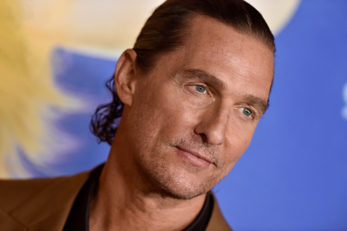 LOS ANGELES, CALIFORNIA - DECEMBER 12: Matthew McConaughey attends the Premiere of Illumination's "Sing 2" on December 12, 2021 in Los Angeles, California.